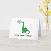 あなたが一番好きな草食動物のグリーティングカード(VEGAN) カード (黄色い花)