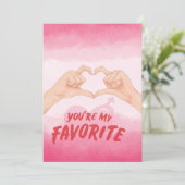 あなたが一番好き - ロマンチックなバレンタインデーのカード シーズンカード (スタンド正面)