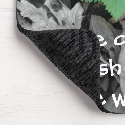 あなたが世界のギフトで見たい変更があって下さい マウスパッド (コーナー)