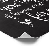 あなたが今日ここにいてくれたら ８×１０メモリアルサイン ポスター (角)