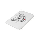 あなたが住んでいる生命を愛して下さい バスマット (アングル)