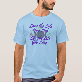 あなたが住んでいる生命を愛して下さい Tシャツ