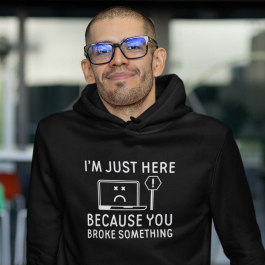 あなたが何かを壊したから私はここにいる パーカ