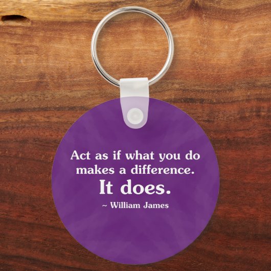 あなたが何を行うことは違いを作ることができる2 キーホルダー (正面)