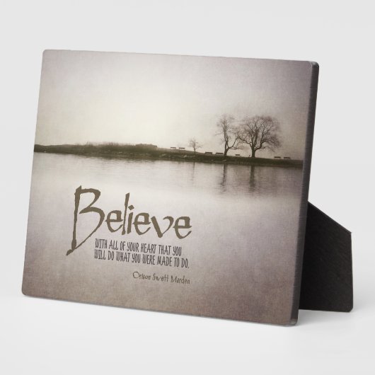 あなたが作られたもの フォトプラーク (側面)