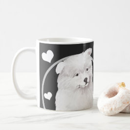 あなたが作るすべてのスナックをサモイド犬 コーヒーマグカップ