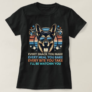 あなたが作るすべてのスナック愛犬家警戒コンパニオン Tシャツ