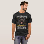 あなたが作るすべてのスナック犬ママ犬パパ Tシャツ (正面フル)