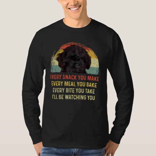 あなたが作るすべてのスナックAffenpinscher犬ママ犬パパ Tシャツ (正面)