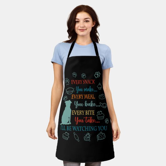 あなたが作るすべての食事を作るすべてのスナック私はWになる エプロン (着用した状態)