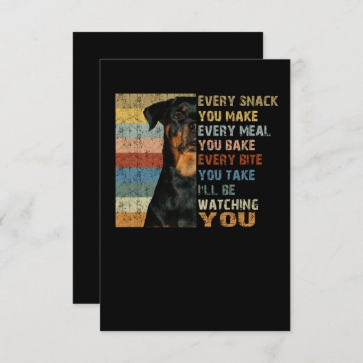 あなたが作るすべての食事を作るすべてのスナック 招待状 (正面/裏面)