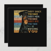 あなたが作るすべての食事を作るすべてのスナック 招待状 (正面/裏面)