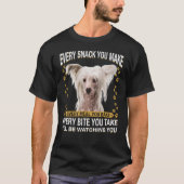 あなたが作る全中国のてのスナック犬ママ犬 Tシャツ (正面)