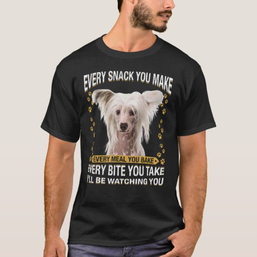 あなたが作る全中国のてのスナック犬ママ犬 Tシャツ (正面)