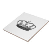 あなたが個人化する銀製の王冠のギフト項目 タイル (側面)