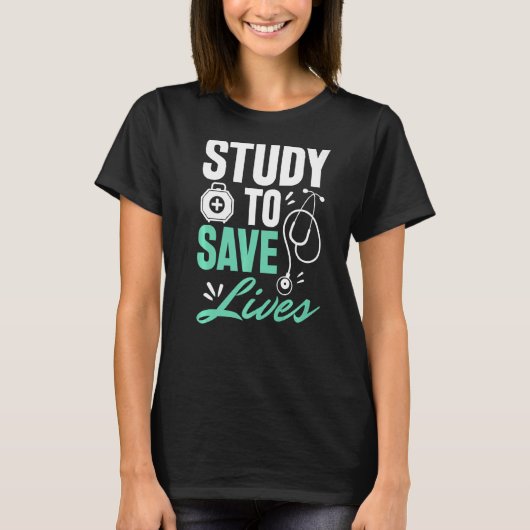 あなたが医療を受けたいと思う医師のように行動する Tシャツ (正面)