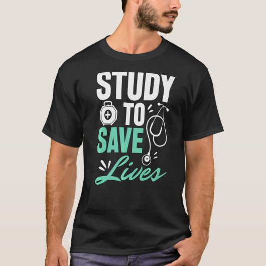 あなたが医療を受けたいと思う医師のように行動する Tシャツ (正面)