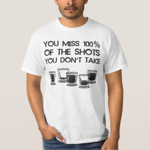 あなたが取らない打撃の100%年を恋しく思います Tシャツ