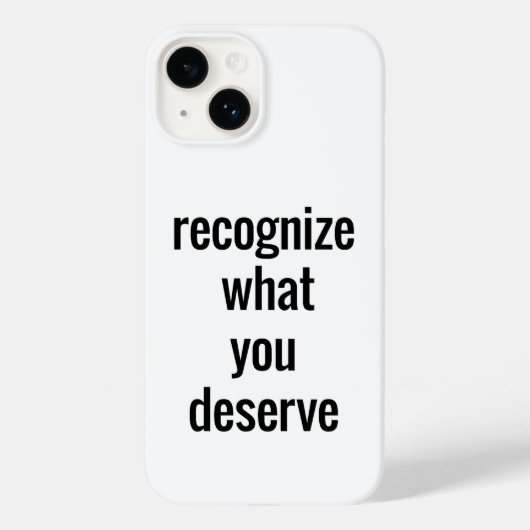あなたが受けるべきもの iPhoneケース Case-Mate iPhoneケース (裏面)