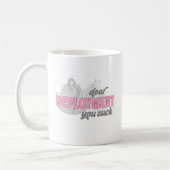 あなたが吸う親愛な配置 コーヒーマグカップ (左)