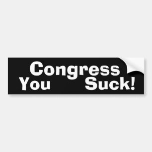 あなたが吸う議会! バンパーステッカー