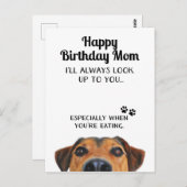 あなたが大好き ママお誕生日おめでとう ポストカード (正面/裏面)