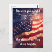 あなたが奉仕したから ポストカード (正面/裏面)