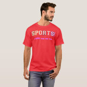 あなたが好きなスポーツ レトロ Tシャツ (正面フル)