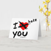 あなたが嫌い カード (黄色い花)