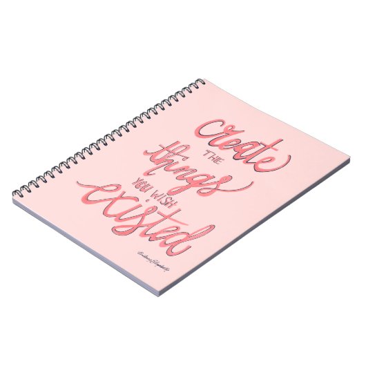 あなたが存在していて望む事を作成して下さい ノートブック (左側)