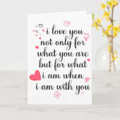 あなたが存在するが故に愛しているだけでなく、あなたと一緒にいる時に私が何者となるか故に愛している カード (黄色い花)