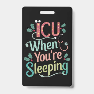 あなたが寝ている間のICU ICU看護師 クリスマス バッジ