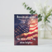 あなたが尽力したから ポストカード (スタンド正面)