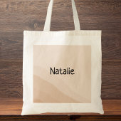 あなたが幸せそうに見える食べ:私は朝食のためのブラウニー トートバッグ