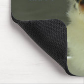 あなたが幸せになる何をより多くを行うシック座るティーカップ マウスパッド (コーナー)