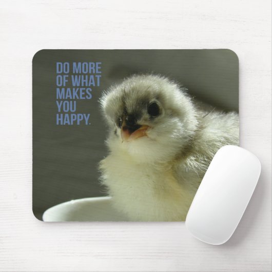 あなたが幸せになる何をより多くを行うシック座るティーカップ マウスパッド (マウス)