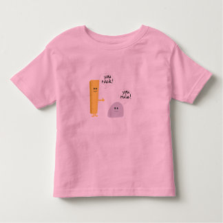 あなたが幼児の指Tを支配しているロック トドラーTシャツ