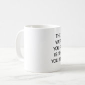 あなたが後悔する唯一のトレーニング コーヒーマグカップ (正面左)