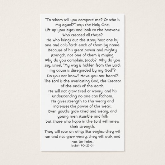 あなたが心に留めている人とは何か聖なる書物、 経典 (裏面)