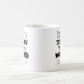 あなたが心配していた明日は今日です コーヒーマグカップ (中央)