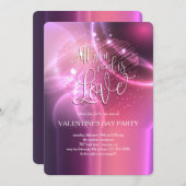 あなたが必要とするすべての目まい愛の招待状 招待状 (正面/裏面)