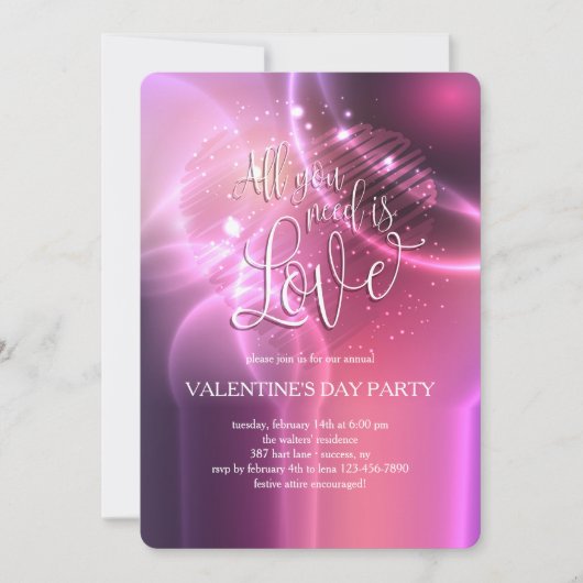 あなたが必要とするすべての目まい愛の招待状 招待状 (正面)