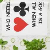 あなたが必要とするすべて時だれがパートナーを必要とするか(橋) キッチンタオル (折り畳み)