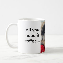 あなたが必要とするのはコーヒー…およびパグだけです! コーヒーマグカップ