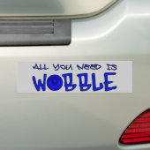 あなたが必要とするのは動揺DUBSTEPの低音だけです バンパーステッカー (車上)