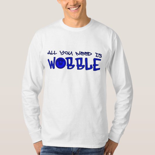あなたが必要とするのは動揺DUBSTEPの低音だけです Tシャツ (正面)