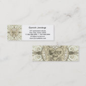 あなたが必要とするのは天使の翼及びハートの愛だけです スキニー名刺 (正面/裏面)