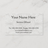 あなたが必要とするのは天使の翼及びハートの愛だけです 名刺 (裏面)