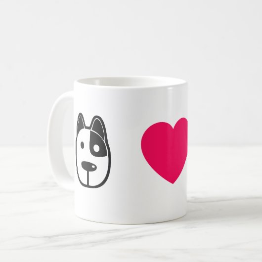 あなたが必要とするのは愛および犬のマグ-おもしろいなギフトだけです コーヒーマグカップ (正面左)