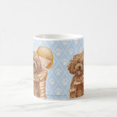 あなたが必要とするのは愛および犬の©のLabradoodle愛だけです コーヒーマグカップ (中央)